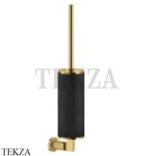 Gessi INCISO accessories Туалетный ершик настенный, черный 58520-246, Gold PVD