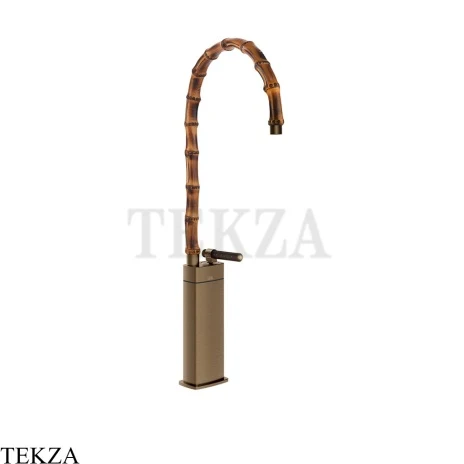 Gessi Jacqueline Смеситель для раковины высокий, без донного клапана 77209-761, бронза Coffee