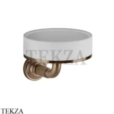 Gessi VENTI20 Мыльница настенная белая 65401-708, Copper Brushed
