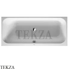 Duravit Happy D.2 Ванна встраиваемая прямоугольная, с наклоном для спины слева 700310000000000, акрил, белый глянец