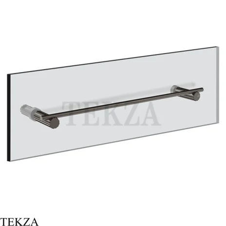 Gessi Incastri Полотенцедержатель для крепления на стекло, 30 см 75511-707, black хром Brush