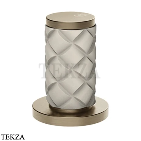 Gessi Pelle Tresse Смеситель-рычаг управления на столешницу 78200-432, Crème/ Finox Br. Nickel