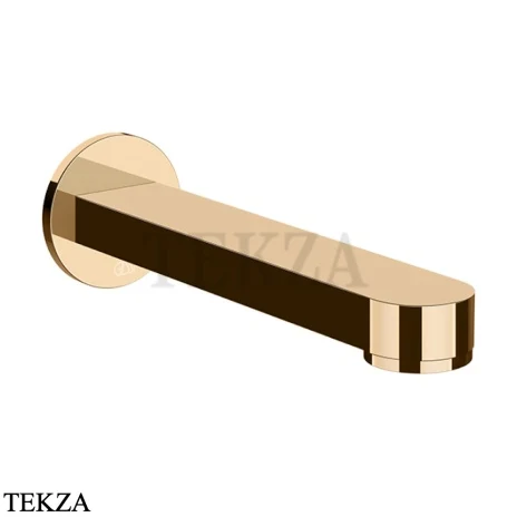 Gessi Pelle Tresse Излив для ванны настенный монтаж, 78103-735, Warm Bronze PVD