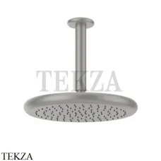 Gessi Goccia Верхний душ с потолочным кронштейном 33766-147, Chrome Brushed
