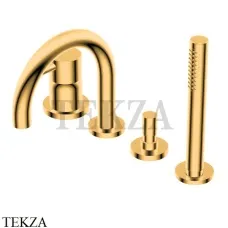 Ritmonio Diametro35 S Смеситель для ванны с гарнитуром PR52EG202 DOR, Gold глянец