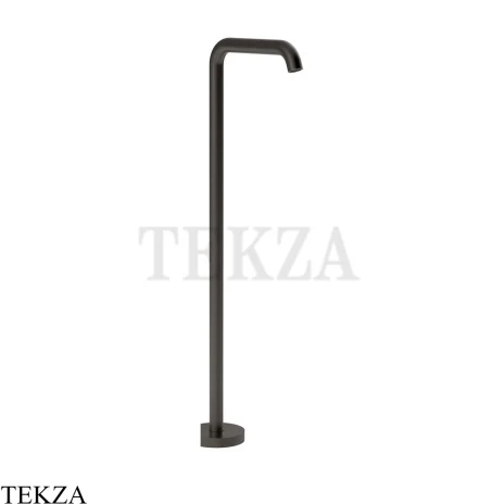 Gessi 316 BATH Излив для ванны напольный 54195-707, Black Metal Brushed PVD