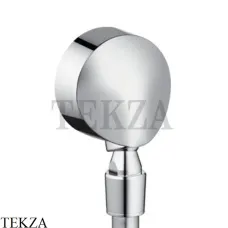 Hansgrohe Fixfit Е Шланговое подсоединение с клапаном обратного тока 27505000, хром глянец