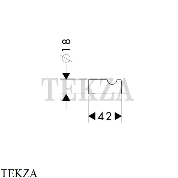 Hansgrohe Logis Крючок для халата и полотенец 40511000, хром глянец