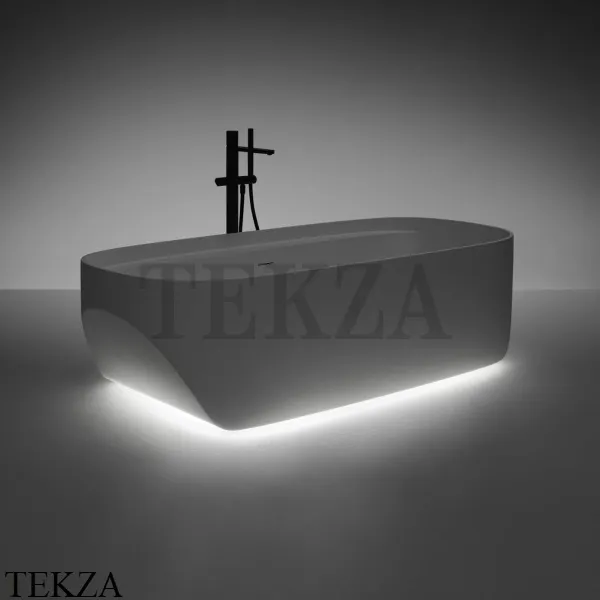 Antonio Lupi SLED Ванна овальная свободностоящая, Flumood, белый матовый