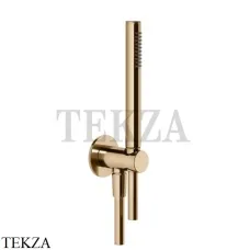 Gessi ANELLO Душевой комплект, стержневая лейка 63329-735, Warm Bronze