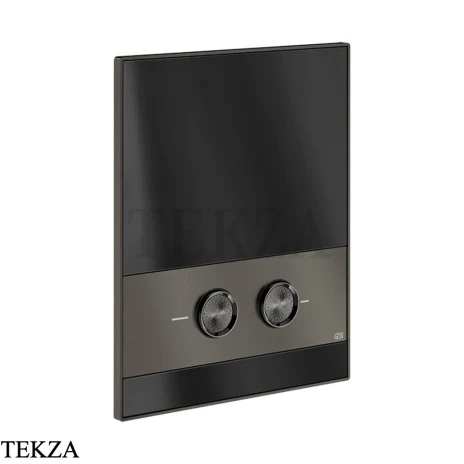 Gessi Ludovica Клавиша смыва для инсталляции Viega prevista 76621-707, black хром Brush