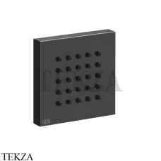 Gessi Rettangolo shower Боковая форсунка квадратная 32973-706, Black Metal PVD