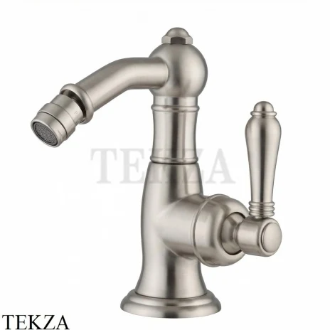 Nicolazzi Cinquanta Смеситель для биде с донным клапаном El Capitan, 3453NS75C, Satin nickel