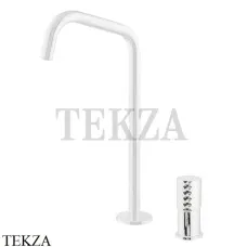 FIMA Carlo Frattini Spillo TECH X Смеситель для раковины, с донным клапаном F3271TNDXBS, белый матовый