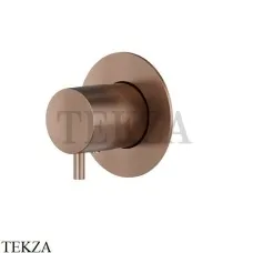 Newform X-Steel 316 Запорный вентиль, 1,3,4,5 потоков, внешняя часть 67671EX.59.067, PVD Brushed copper bronze