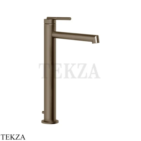 Gessi INGRANAGGIO Смеситель для раковины, длинный, с донным клапаном 63505-761, Coffee Bronze Br. PVD