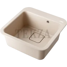 Omoikiri Tasogare 51 Кухонная мойка Artgranit прямоугольная 4993743 бежевый