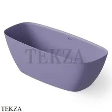 Dea Design Edge Ванна отдельностоящая скругленная 170x72 Solid Surface DD8671 1700 14, Lilac №14