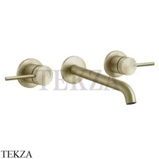 Gessi 316 FLESSA Смеситель для раковины 18-20, внешняя часть 54094-727, Brushed Brass