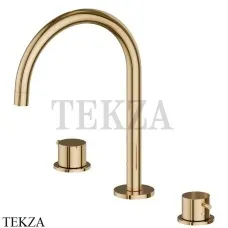 Newform XT Смеситель для раковины 181, без гарнитура 4202.61.020, PVD Glossy gold
