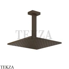 Gessi Rettangolo shower Верхний душ с потолочным кронштейном 15186-845, Dark Bronze