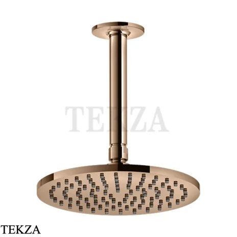 Gessi INCISO SHOWER Верхняя душевая лейка с кронштейном под размер 58150-030, Copper PVD