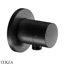 Keuco IXMO Pure Вентиль переключатель, 3 потока, с выводом шланга, круг, внешняя часть 59548370101, черный матовый