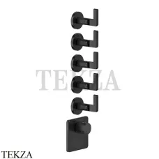 Gessi INCISO WELLNESS Термостат 5 выходов, внешняя часть 58220-299, Black XL