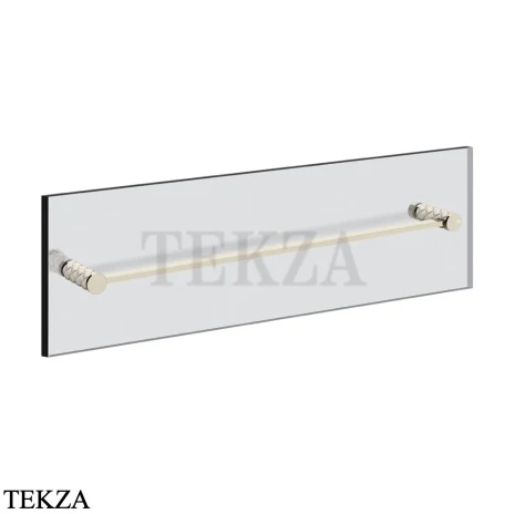 Gessi Pelle Tresse Полотенцедержатель для крепления на стекло, 60 см 78715-433, Crème/ Nickel PVD