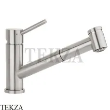 Villeroy & Boch COMO SWITCH Смеситель для кухни с выдвижной лейкой 927200LC, сталь сатинированная