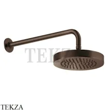 Gessi INCISO SHOWER Верхняя душевая лейка с кронштейном 58185-845, Dark Bronze Gessi INCISO SHOWER Верхняя душевая лейка с кронштейном 58185-845, Dark Bronze