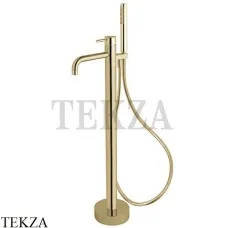 FIMA Carlo Frattini Spillo UP Смеситель для ванны напольный, с гарнитуром F3034/6NHS, Brushed Champagne