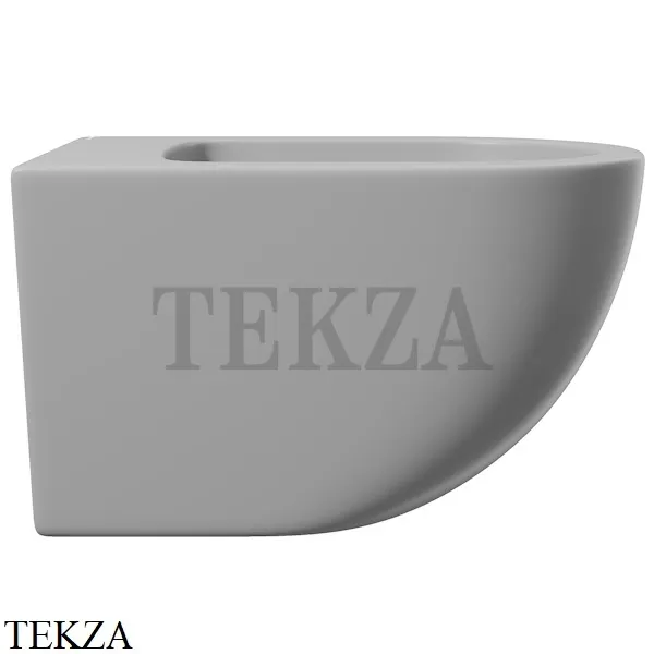 Aqueduto OVO Биде подвесное, 1 отверстие под смеситель OVO0330 Серый матовый