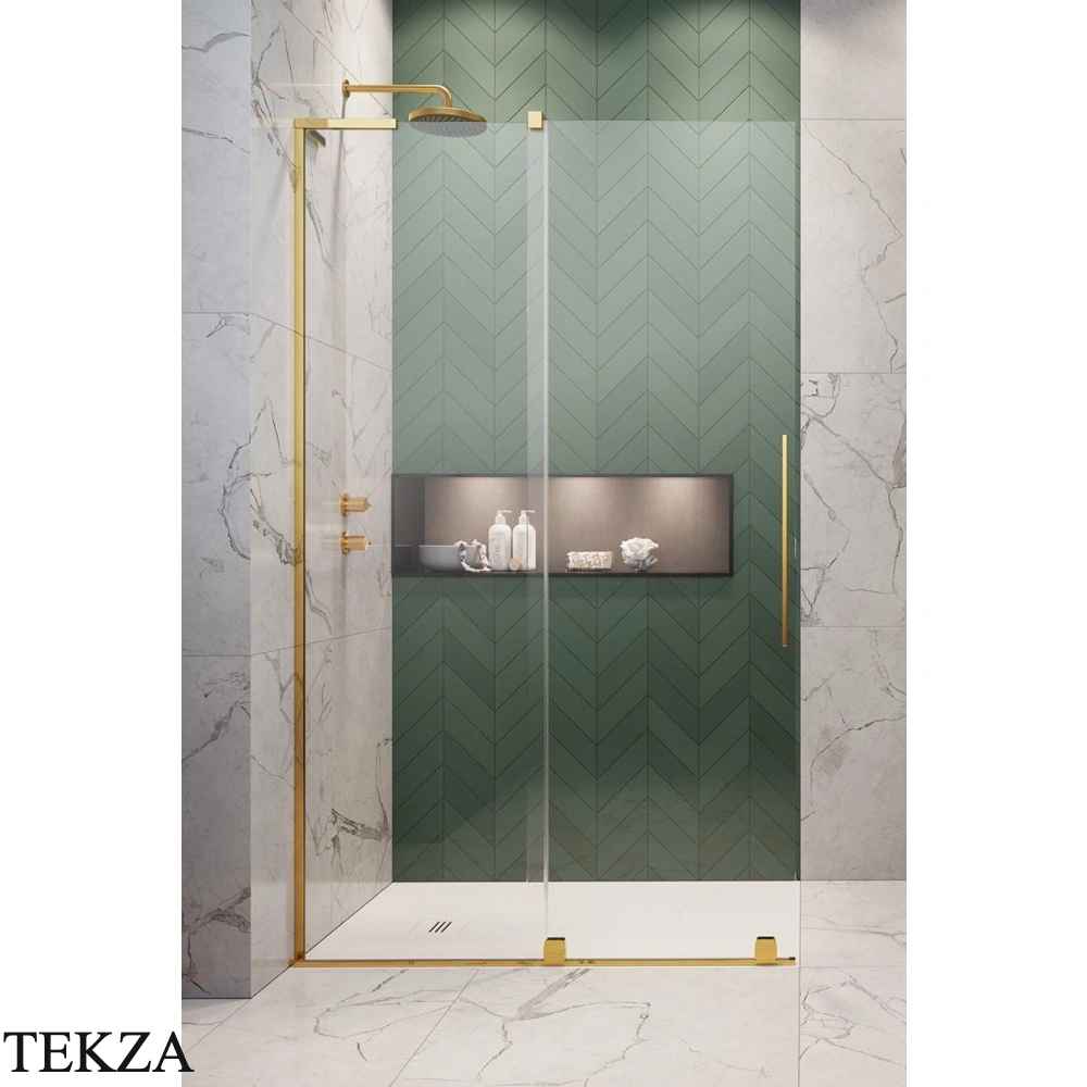 Radaway Furo SL Walk-in Душевая дверь 58,8 см, правая, 10306588-09-01R, золото глянец