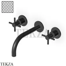 Zucchetti Helm Diagonal Смеситель для раковины, внешняя часть ZHM760.XP81G3, brushed total black PVD