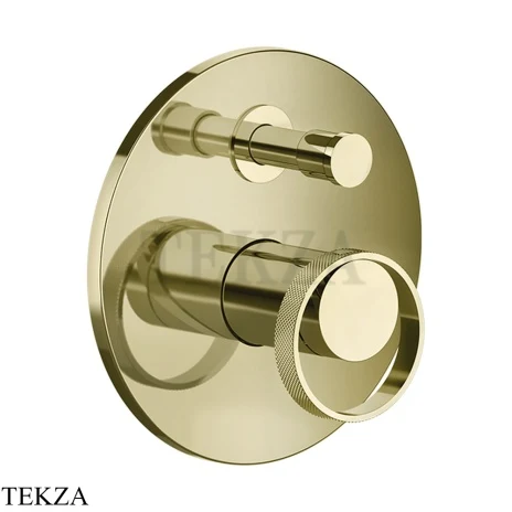 Gessi ANELLO Смеситель для душа круглый, на 2 потока 63377-710, Brass PVD
