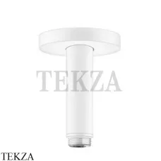 Hansgrohe S Потолочное подсоединение для верхней лейки 27393700, белый матовый