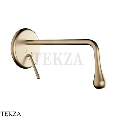 Gessi Goccia Смеситель для раковины длинный излив, внешняя часть 33686-726, Warm Bronze Br. PVD