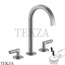 Fantini Icona Deco Смеситель для раковины, с донным клапаном 53Q8R107, Raw Metal PVD