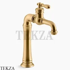 Kohler Artifacts Смеситель для кухни Gentleman в винтажном стиле K-99268-2MB, яркое матовое золото