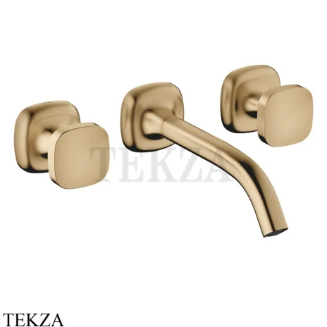 Dornbracht COYA Смеситель для раковины на 3 отв. 190, внешняя часть 36712404-39, Dark Brass сатинированный