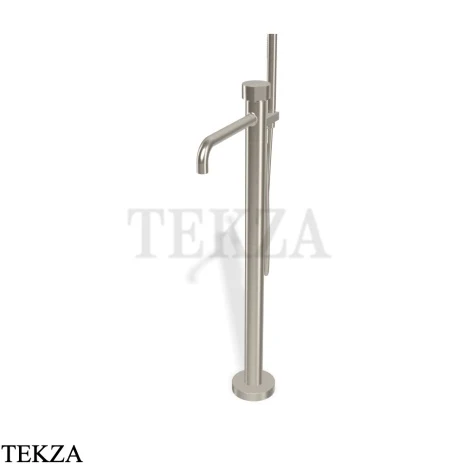 FIMA Carlo Frattini SO Смеситель для ванны напольный ( ручка отдельно) F3184/4NSN, brushed nickel