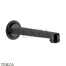 Gessi VENTI20 Излив настенный для ванны 65103-707, Black Metal Brushed