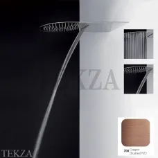 Gessi Private Wellness TREMILLIMETRI Верхний душ, 2 функции 33073#708, Copper Brushed