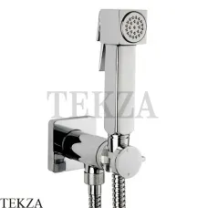 Bossini CUBE BRASS Гигиенический душ с прогрессивным смесителем E38001B.030, хром глянец Bossini CUBE BRASS Гигиенический душ с прогрессивным смесителем E38001B.030, хром глянец