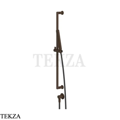 Gessi INCISO SHOWER Душевой гарнитур-штанга с выводом воды 58142-845, Dark Bronze