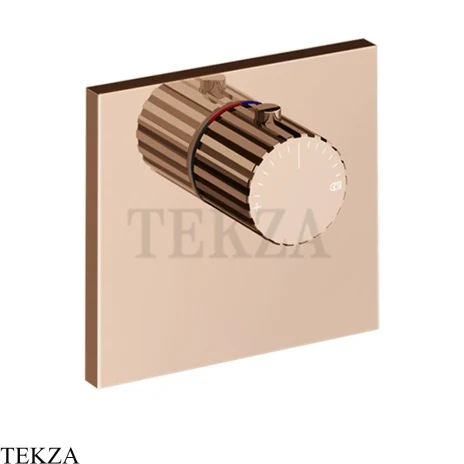 Gessi Incastri Термостат для душа, внешняя часть 75354-030, медь глянец