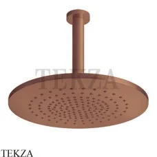 Gessi 316 SHOWER Верхняя душевая лейка с потолочным креплением 54152-708, Copper Brushed