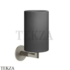 Gessi INGRANAGGIO Стакан настенный композит черный 63808-149, Finox Brushed Nickel Gessi INGRANAGGIO Стакан настенный композит черный 63808-149, Finox Brushed Nickel