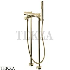 FIMA Carlo Frattini Spillo UP Смеситель для ванны напольный, с гарнитуром F3034/4HL, Champagne